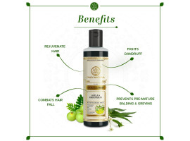 Шампунь Амла и Брингарадж, Amla & Bhringraj Hair Cleanser Khadi, 210 мл-foto2