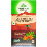 Зеленый чай с Тулси и Гранатом, Tulsi Green Tea Pomegranate Organic India, 25 пак